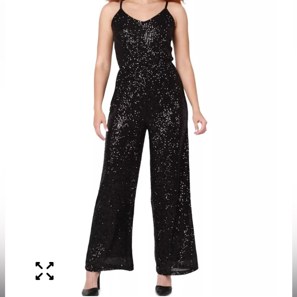 Blue B Sequin Jumpsuit NWOT